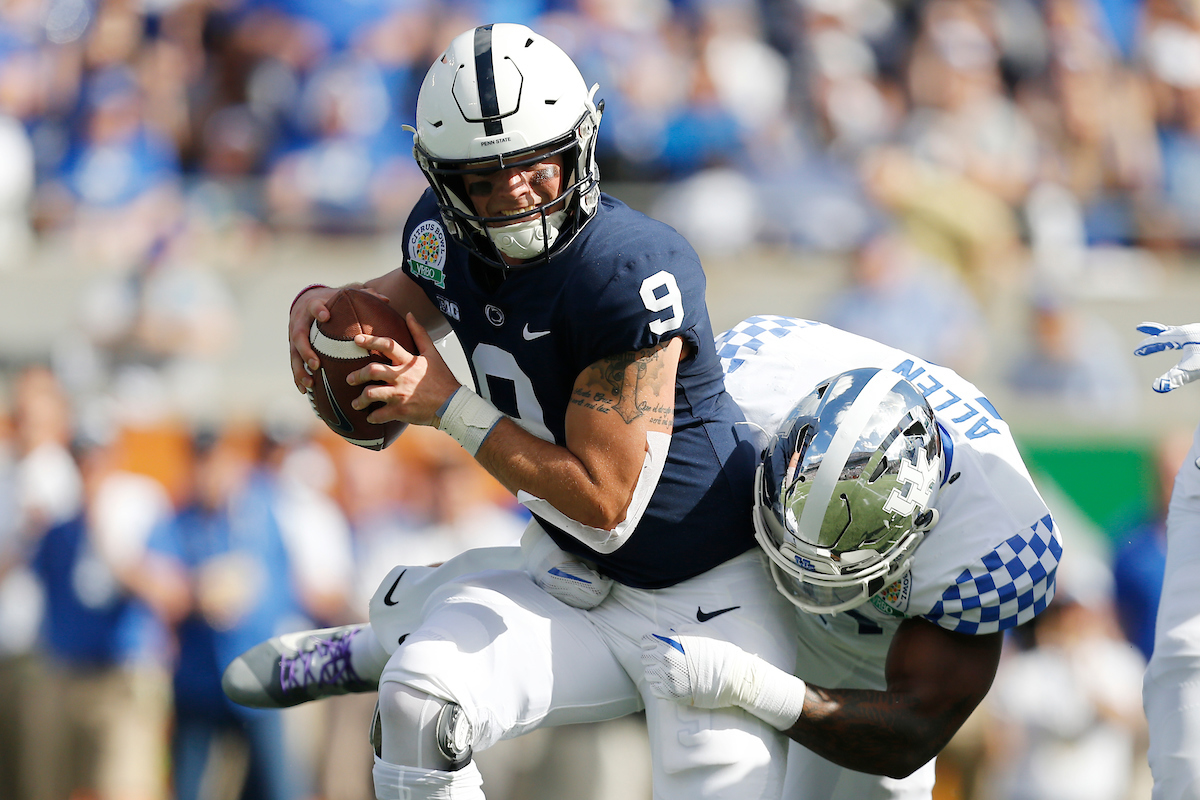 Josh Allen

The UK Football team beat Penn State 27-24 in the Citrus Bowl.

Photo by Michael Reaves | UK Athletics