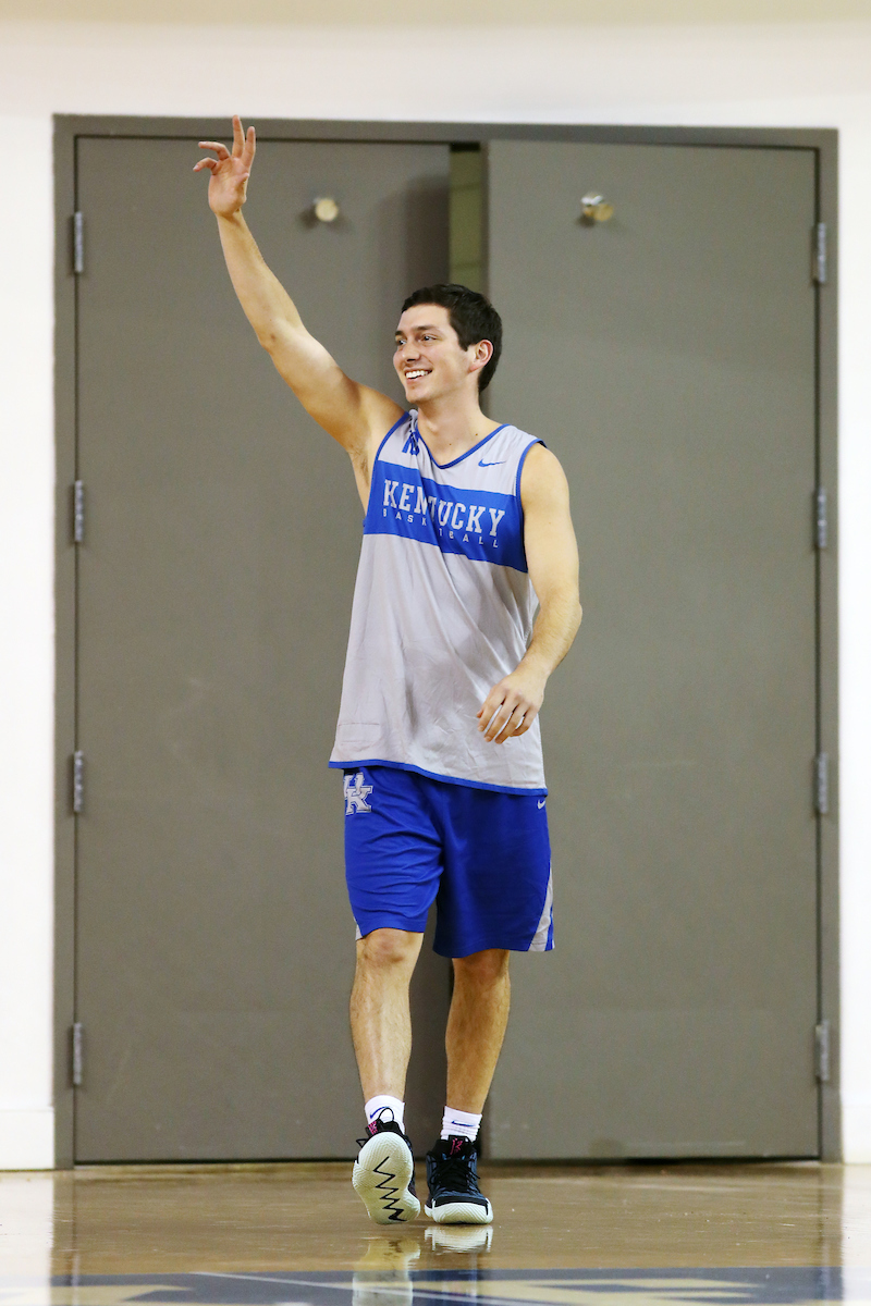 Jonny David.

UK MBB hosts 2018 women's clinic at the Joe Craft Center in Lexington, KY,

Photo by Quinn Foster