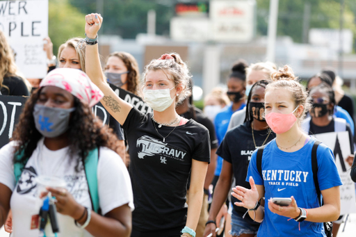 Social Justice March and Unity Fair. 

Photo by Chet White | UK Athletics