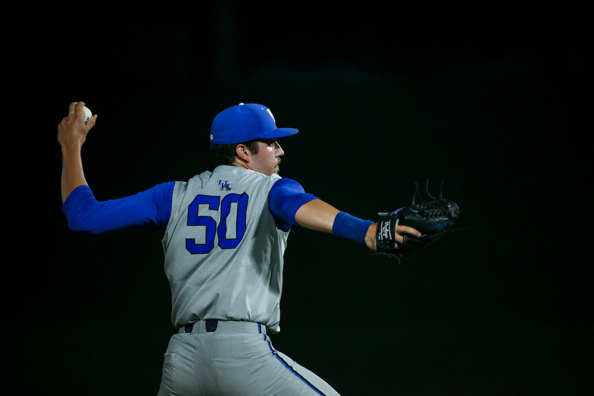 Mason Hazelwood.

Kentucky loses to LSU 6-11.

Photo by Sarah Caputi | UK Athletics