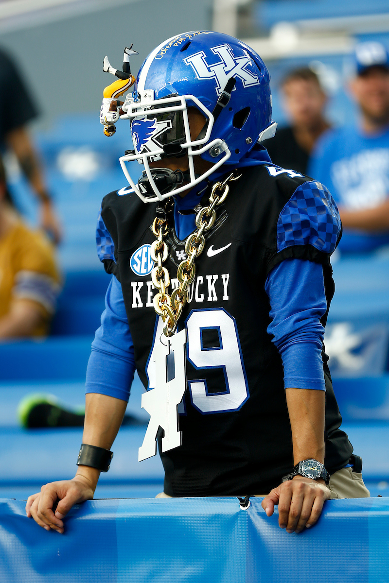 Fan.

UK beat LSU 42-21.

Photo by Grace Bradley | UK Athletics
