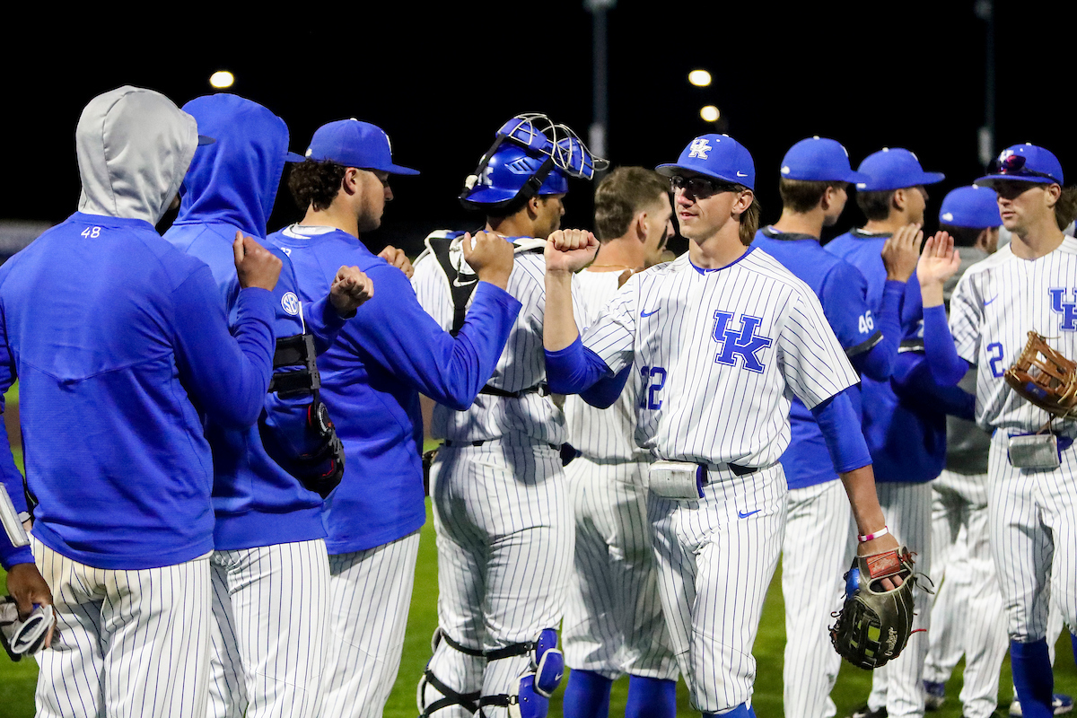 John Thrasher.

Kentucky defeats Dayton 12-1.

Photo by Sarah Caputi | UK Athletics