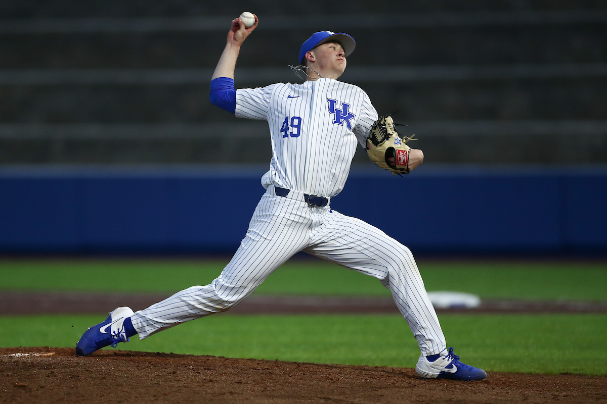 COLE STUPP.

Kentucky beat Appalachian State 7-3.

Photo by Elliott Hess | UK Athletics