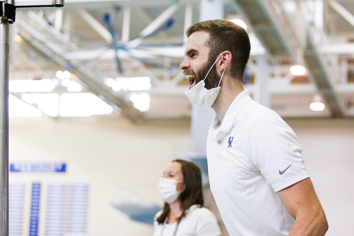 2020-21 Swim/Dive Blue/White match.

Photo by Hannah Phillips | UK Athletics