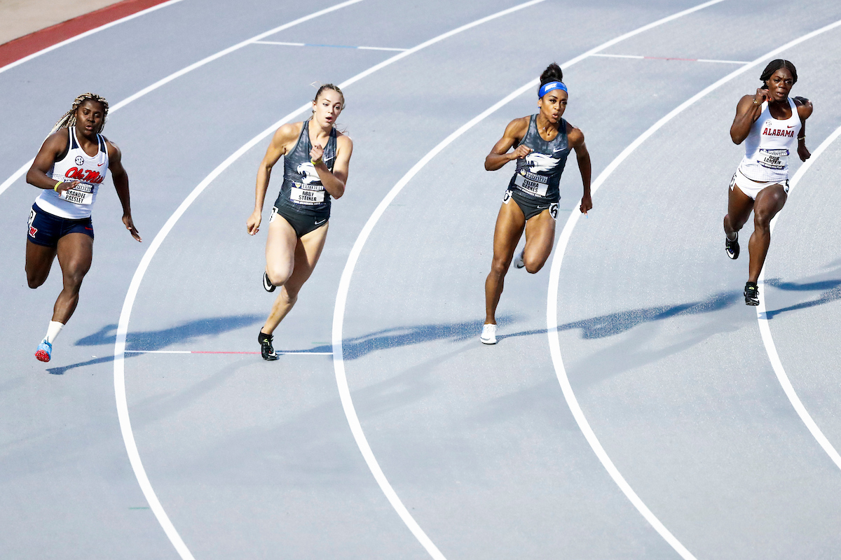 Abby Steiner. Celera Barnes.

Day one of the 2019 SEC Outdoor Track and Field Championships.