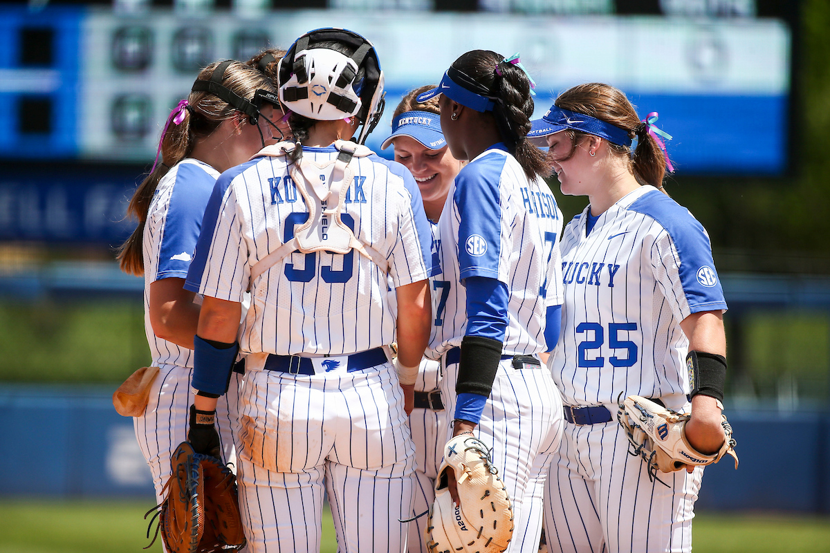 Erin Coffel. Emmy Blane. Meeko Harrison. Kayla Kowalik. Stephanie Schoonover.Kentucky defeats Mississippi State 9-5.Photo by Sarah Caputi | UK Athletics