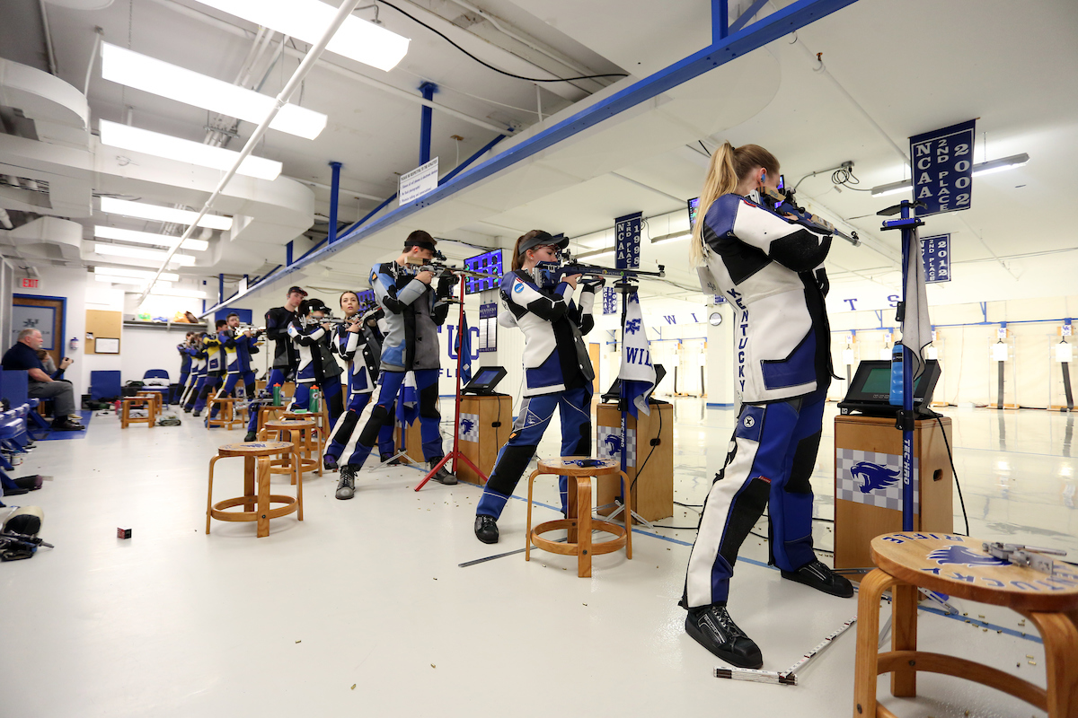 Rifle faces Akron. 

Photo by Britney Howard  | UK Athletics