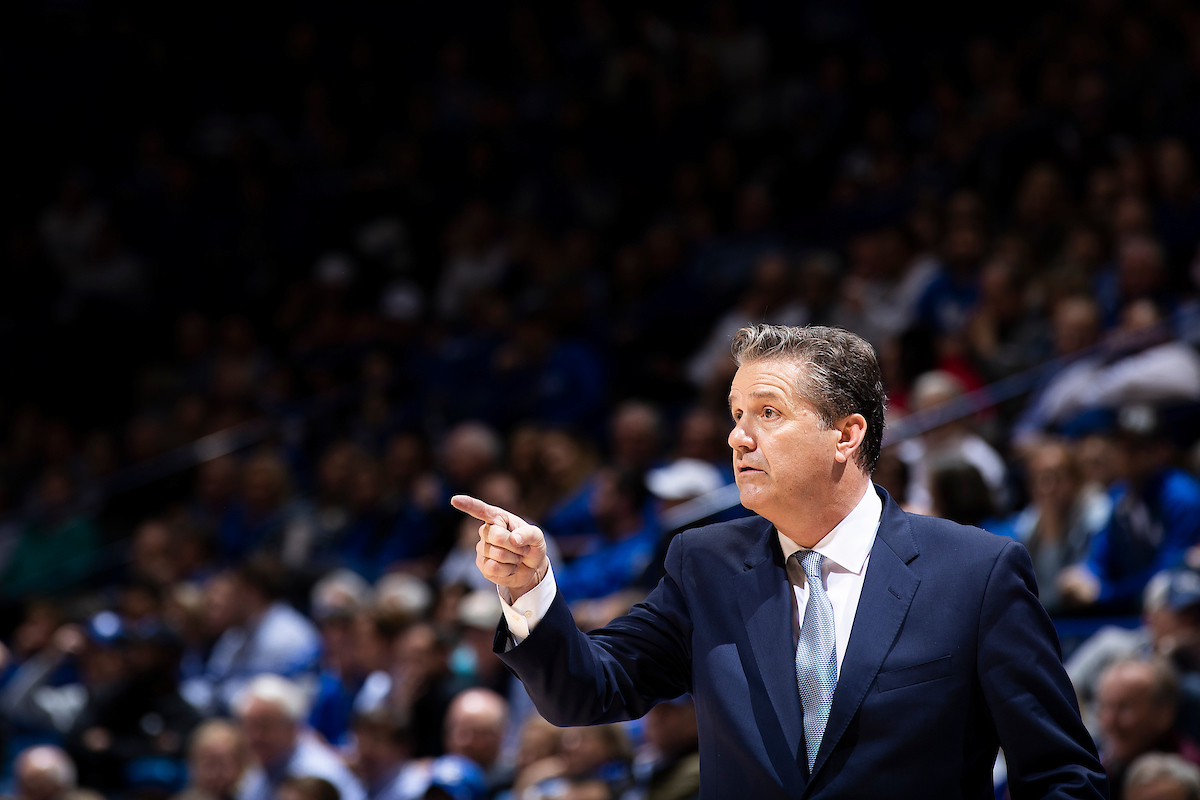 John Calipari.

Kentucky beat Texas A&M 85-74 on Tuesday, January 8, 2019.

Photo by Chet White | UK Athletics