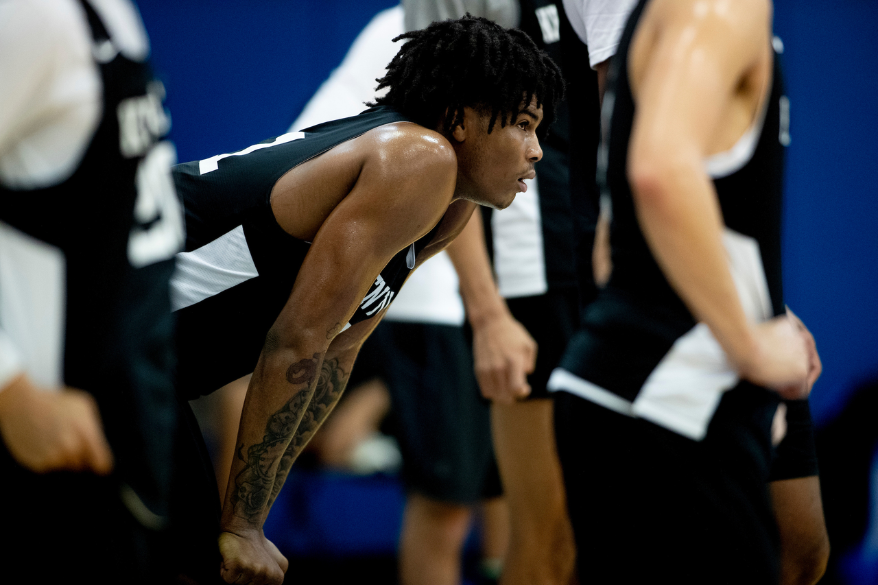 Camâ??Ron Fletcher.

Menâ??s basketball practice. 

Photo by Chet White | UK Athletics