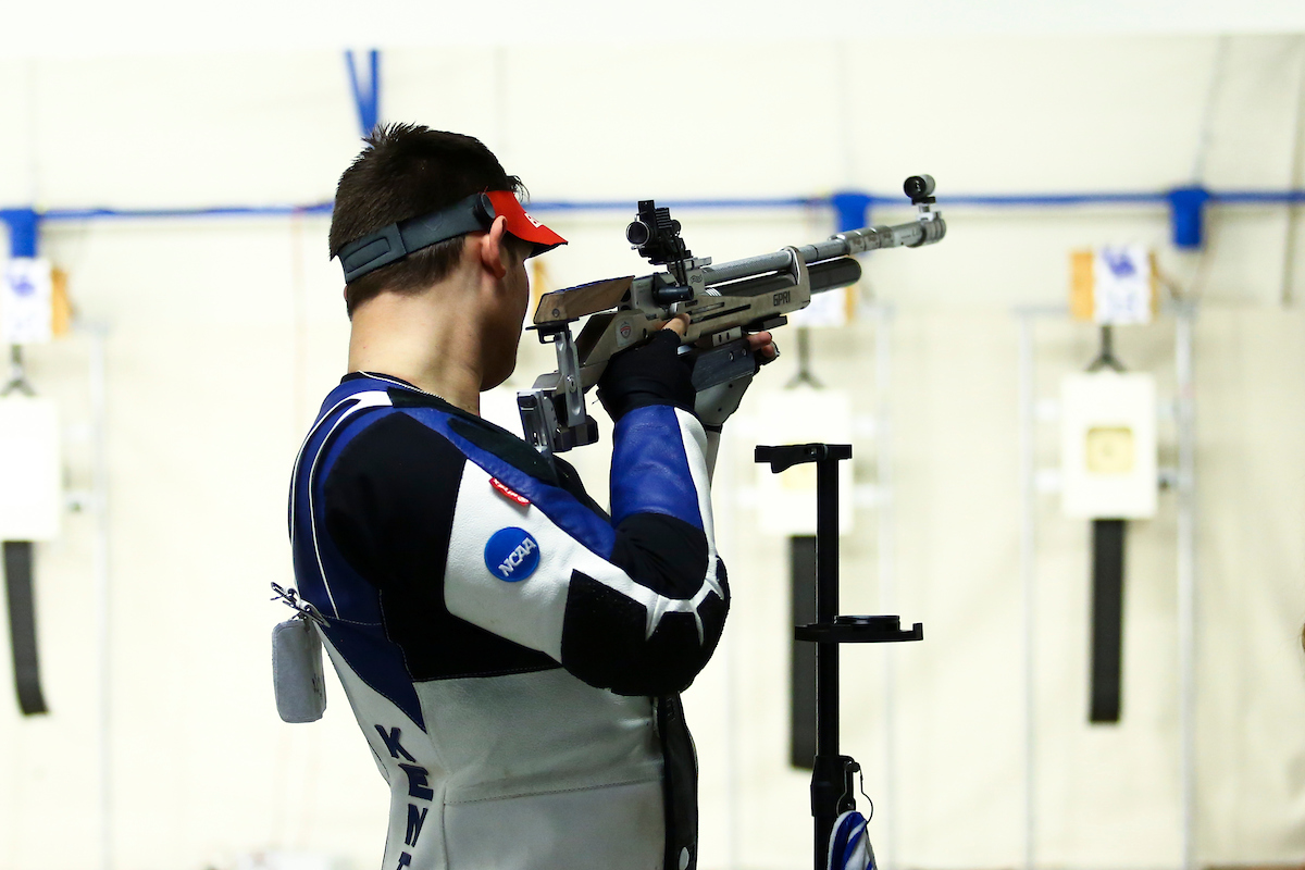 Richard Clark.

UK Rifle v Akron.

Photo by Grace Bradley | UK Athletics
