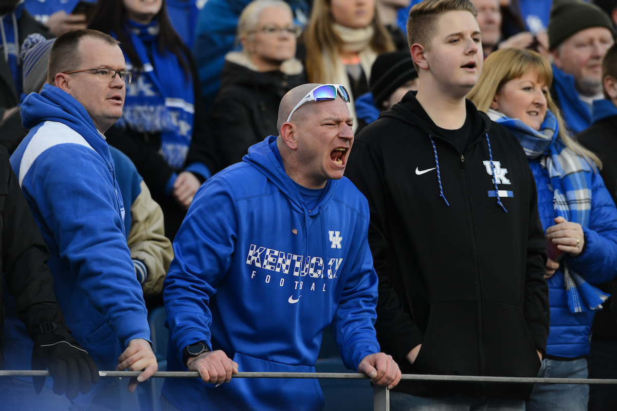 The University of Kentucky football team falls to Northwestern 23-24 in the Music City Bowl on Friday, December 29, 2017, at Nissan Field in Nashville, Tn.