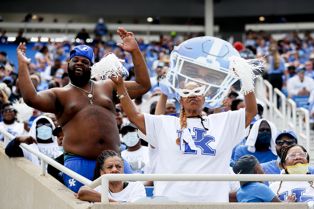 Fans.

UK beat ULM 45-10.

Photos by Chet White | UK Athletics