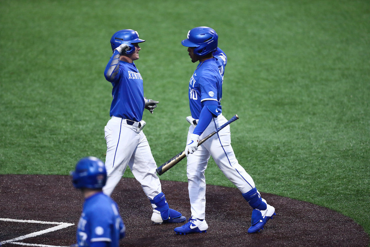 AUSTIN SCHULTZ.

Kentucky beat Southeast Missouri State 9-4.

Photo by Elliott Hess | UK Athletics