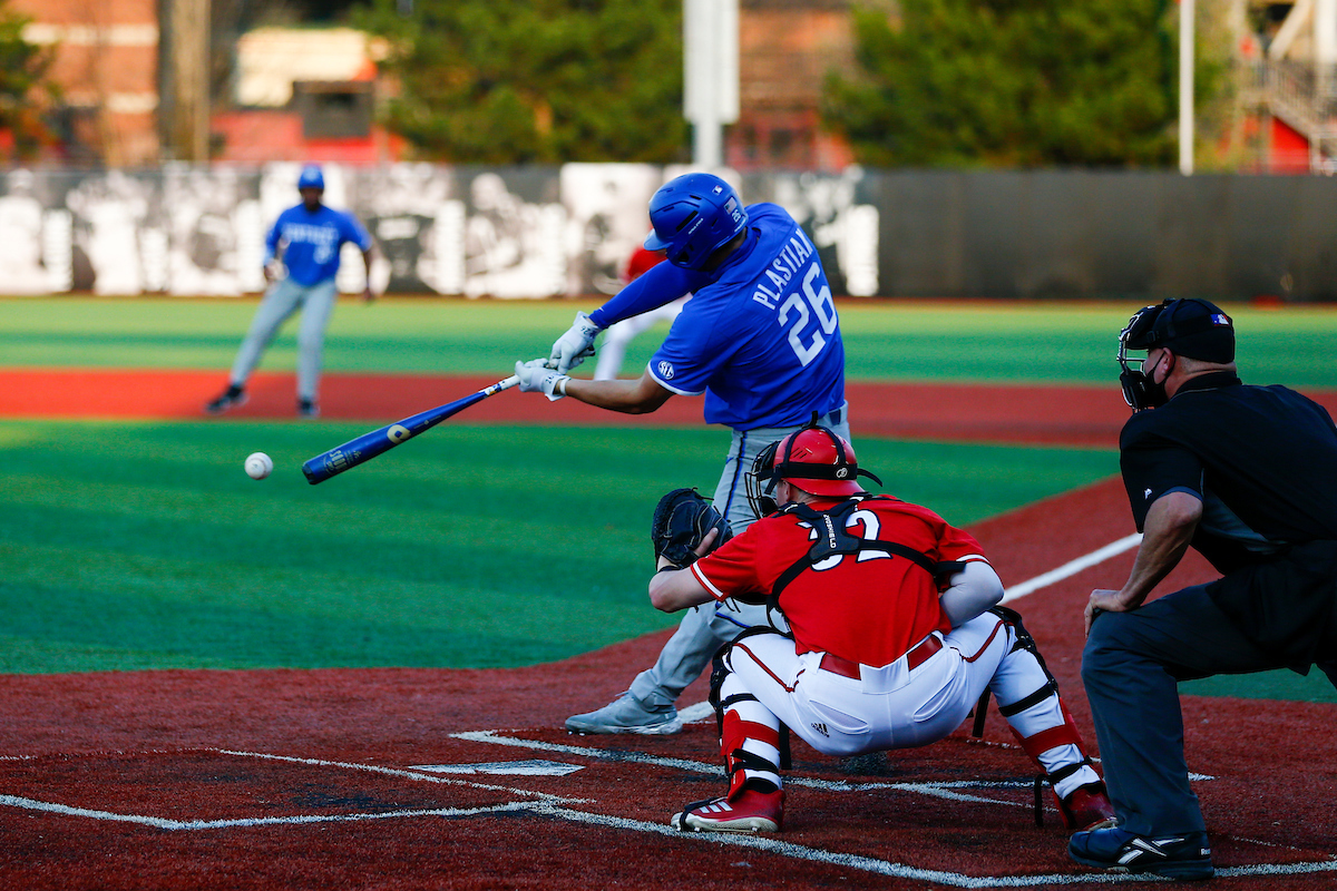 Jacob Plastiak. 

Kentucky beats Louisville, 11-7. 

Photo By Barry Westerman | UK Athletics