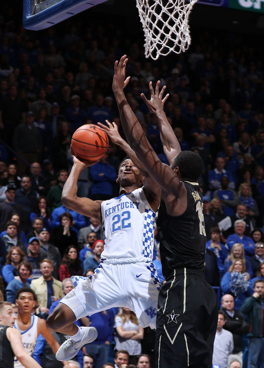 Shai Gilgeous-Alexander.

The University of Kentucky men's basketball team beats Vanderbilt 83-81 on Tuesday, January 30, 2018 at Rupp Arena in Lexington, Ky.

Photo by Elliott Hess | UK Athletics
