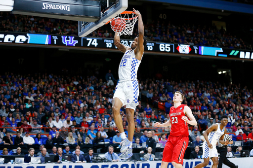 Shai Gilgeous-Alexander. 

Photos from the University of Kentucky men's basketball team beat Davidson 78-73 in the first round of the 2018 NCAA tournament on Thursday, March 15, 2018, at Taco Bell Arena in Boise, ID.

Photo by Chet White | UK Athletics