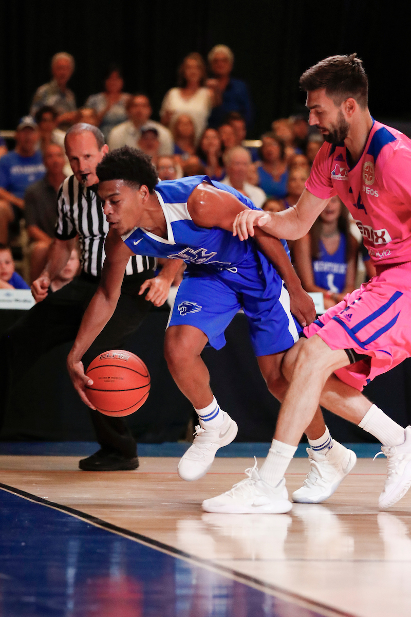 Quade Green.

The University of Kentucky men's basketball team beat Serbia's Mega Bemax 100-64 at the Atlantis Imperial Arena in Paradise Island, Bahamas, on Saturday, August11, 2018.

Photo by Chet White | UK Athletics