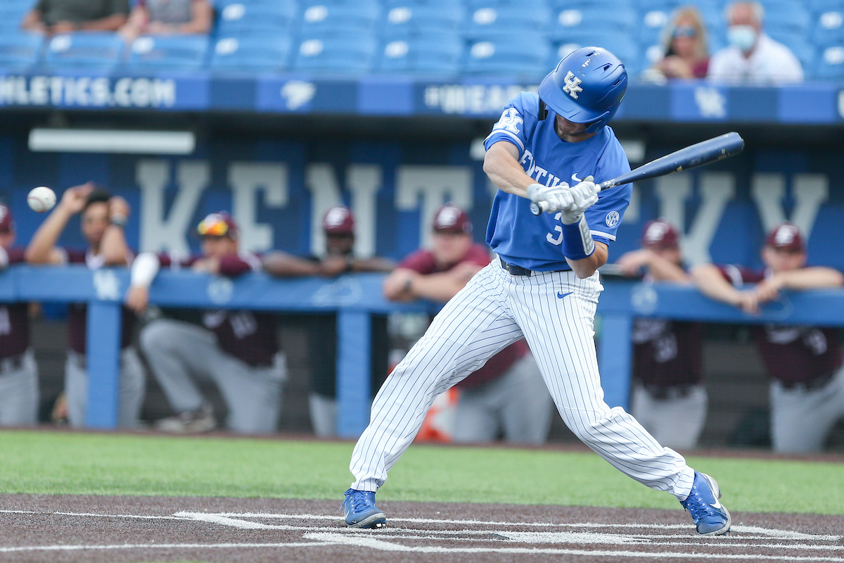 Cam Hill.

Kentucky beats EKU 7 - 6.

Photo by Sarah Caputi | UK Athletics