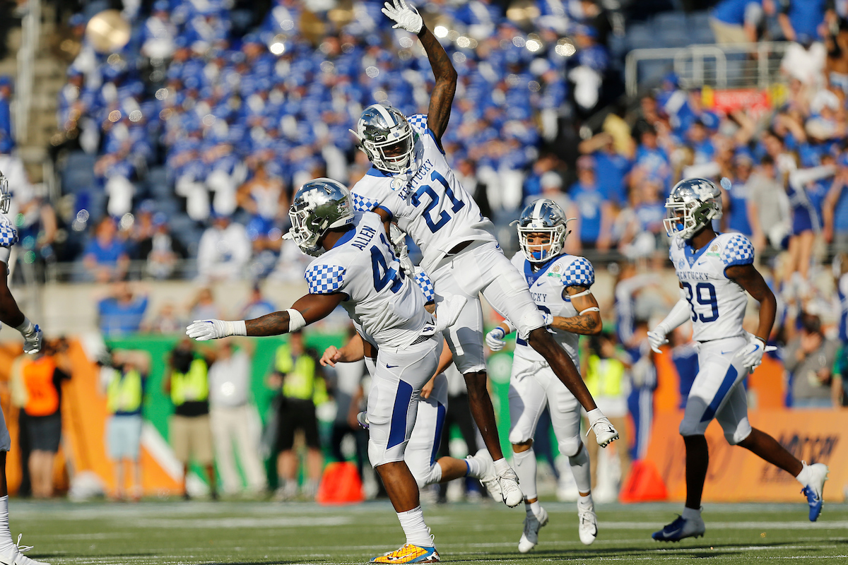 Chris Westry, Josh Allen

The UK Football team beat Penn State 27-24 in the Citrus Bowl.

Photo by Michael Reaves | UK Athletics