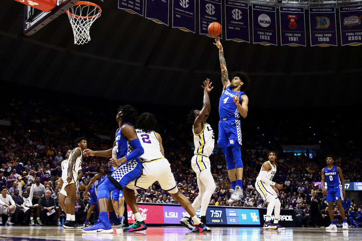 Nick Richards.

Kentucky beat LSU 79-76.

Photo by Chet White | UK Athletics