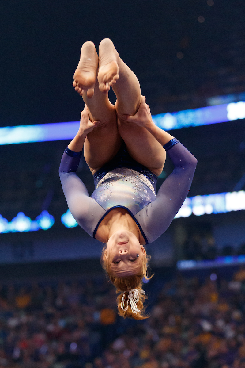 Sidney Dukes.


Gymnastics scores 196.225 at SEC Championship.

 
Photo by Elliott Hess | UK Athletics