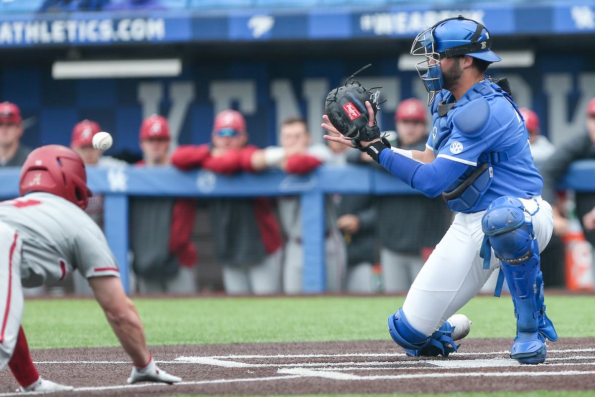 Coltyn Kessler.

Kentucky beats Alabama 5 - 2.

Photo by Sarah Caputi | UK Athletics