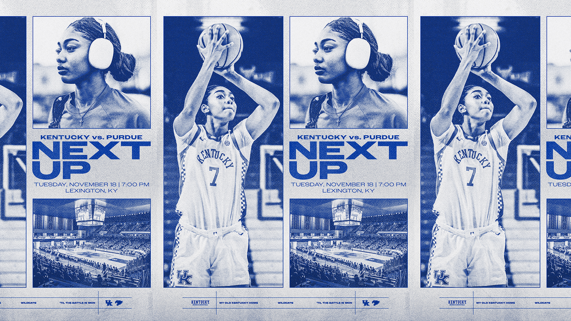 Wear Blue & Pack Historic Memorial Coliseum: No. 20/20 Kentucky Women’s Basketball Plays Host to Purdue on Tuesday