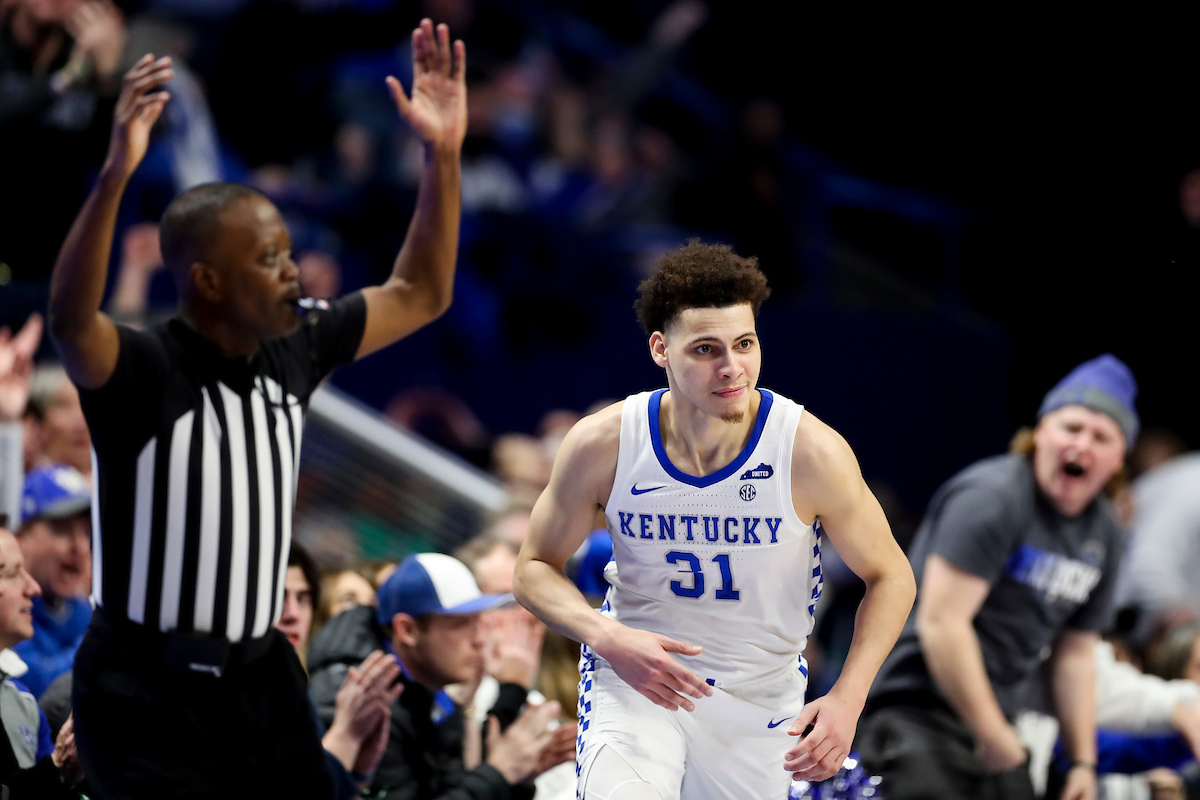Kellan Grady.

Kentucky beat Florida 78-57.

Photos by Chet White | UK Athletics