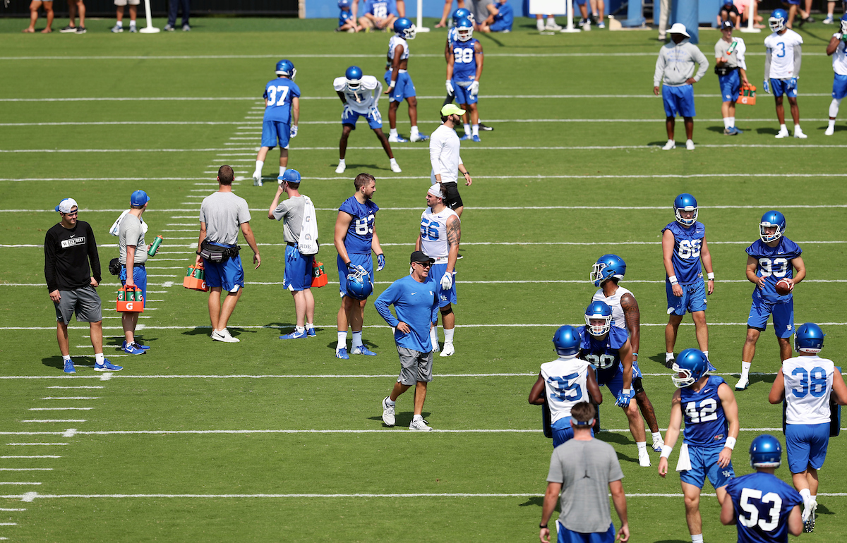 The Football Team Fan Day on Saturday, August 4,  2018. 

Photo by Britney Howard | UK Athletics