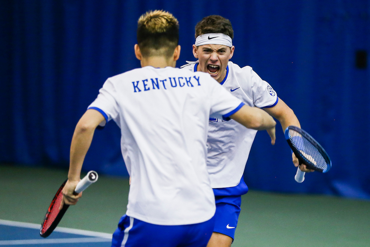Kento Yamada. Liam Draxl.

Kentucky beat Memphis 4-1.

Photo by Chet White | UK Athletics
