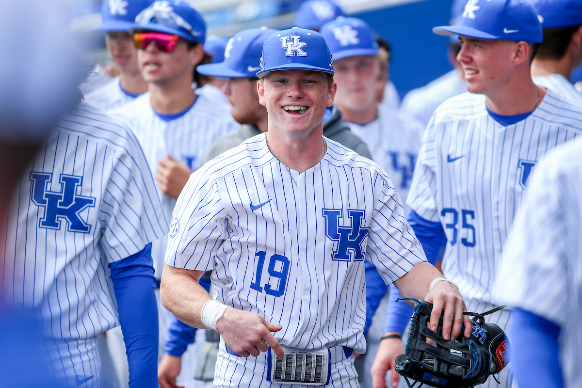 Nolan Mccarthy.

Kentucky defeats Dayton 14 - 3.

Photo by Sarah Caputi | UK Athletics
