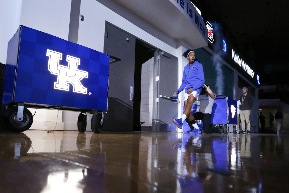 KeKe McKinney. 

The UK women's basketball team falls to South Carolina.

Photo by Eddie Justice | UK Athletics