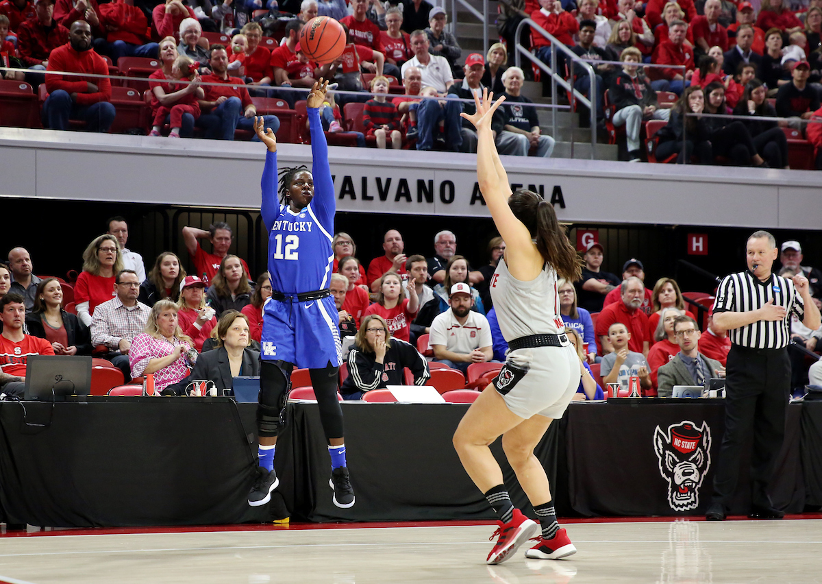Amanda Paschal 

Women's Basketball falls to NC State on Monday, March 25, 2019. 

Photo by Britney Howard | UK Athletics