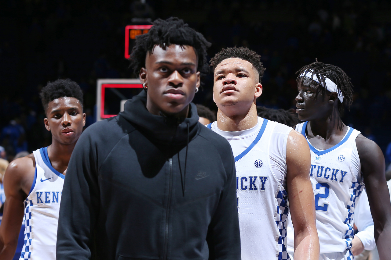 Jerrod Vanderbilt. Hamidou Diallo. Kevin Knox. Wenyen Gabriel.

The University of Kentucky men's basketball team beat Troy 70-62 on Monday, November 20th, 2017 at Rupp Arena in Lexington, Ky.

Photo by Chet White | UK Athletics