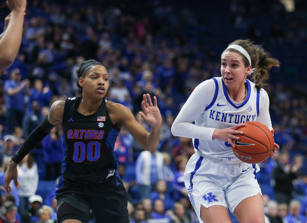 Blair Green

The UK Women's Basketball team beat Florida 62-51. 

Photo by Hannah Phillips | UK Athletics