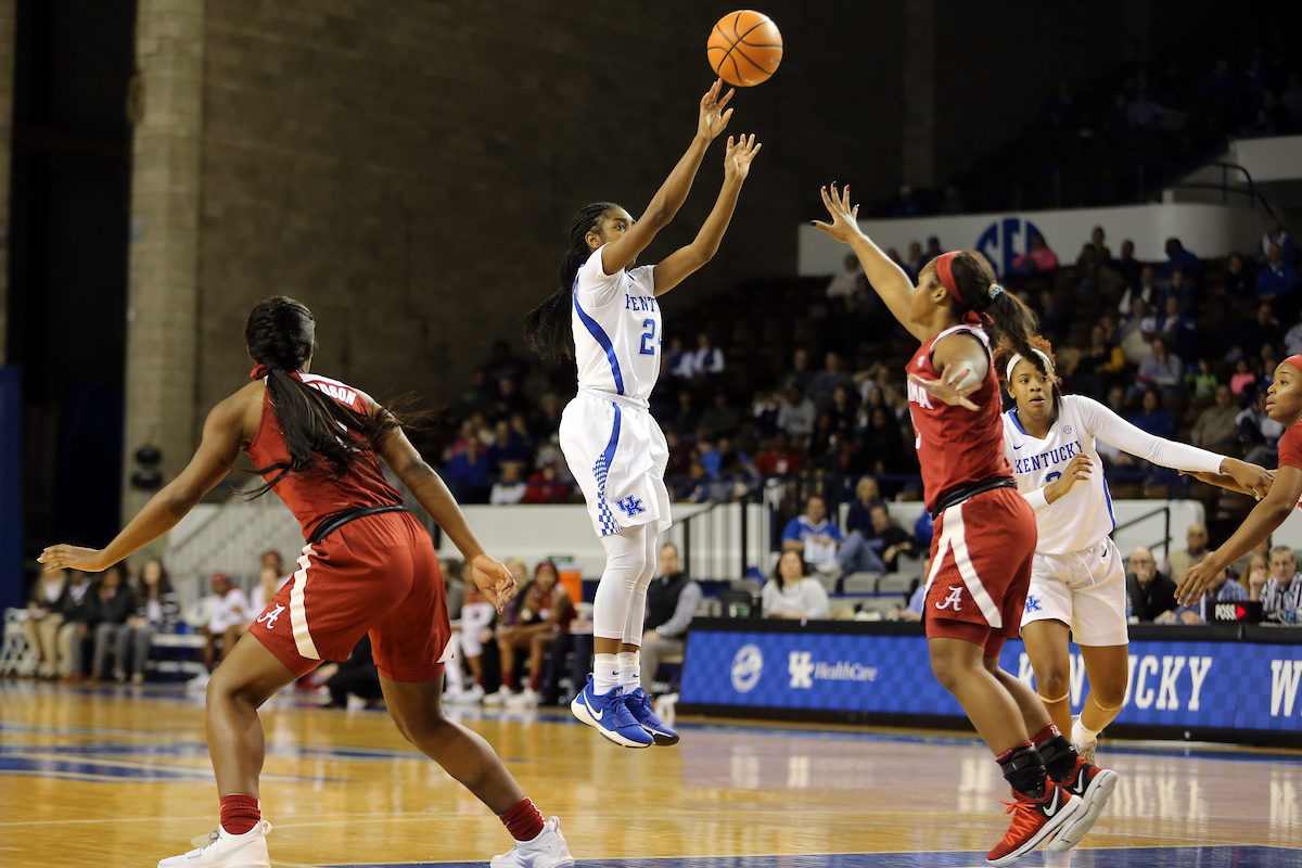 Taylor Murray
The University of Kentucky women's basketball team defeats Alabama on Thursday, January 25, 2018 at Memorial Coliseum. 

Photo by Britney Howard | UK Athletics