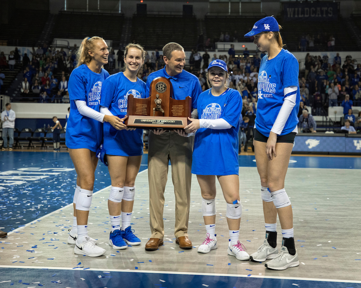 as Kentucky defeated  Auburn 3-0 on November 24, 2018.  Photo by Mark Cornelison | UKphoto
