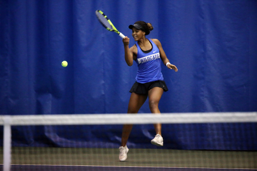 The University of Kentucky women's tennis team falls to North Western on Friday, January 26, 2018 at Boone Tennis Center.
Photo by Britney Howard | UK Athletics