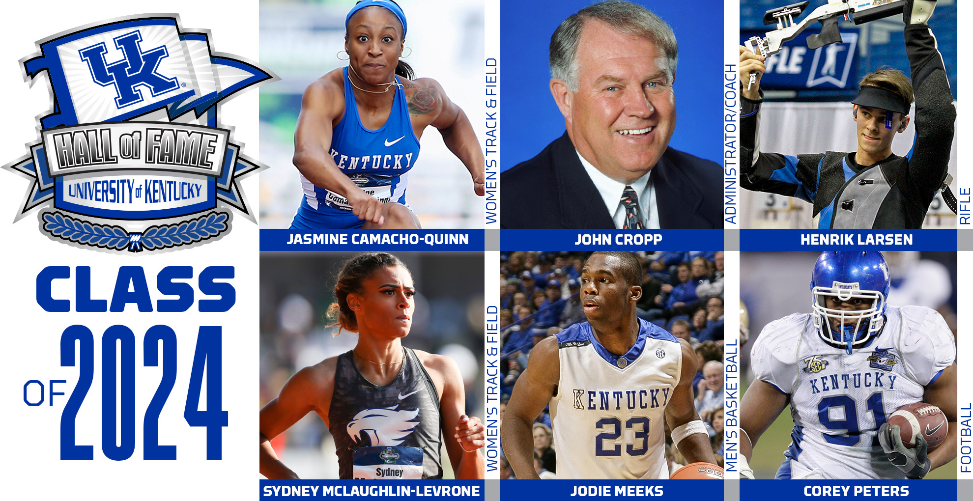 UK Athletics Hall of Fame Class of 2024 Officially Inducted