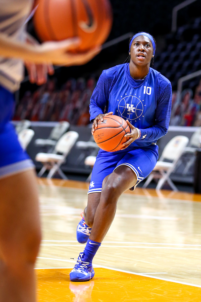 Rhyne Howard. 

Kentucky WBB vs Tennessee Practice.

Photo by Eddie Justice | UK Athletics