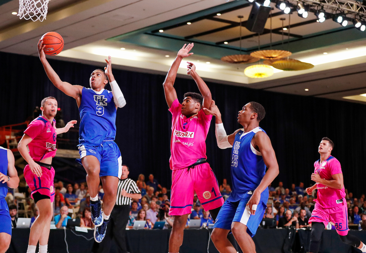 Keldon Johnson.

The University of Kentucky men's basketball team beat Serbia's Mega Bemax 100-64 at the Atlantis Imperial Arena in Paradise Island, Bahamas, on Saturday, August11, 2018.

Photo by Chet White | UK Athletics