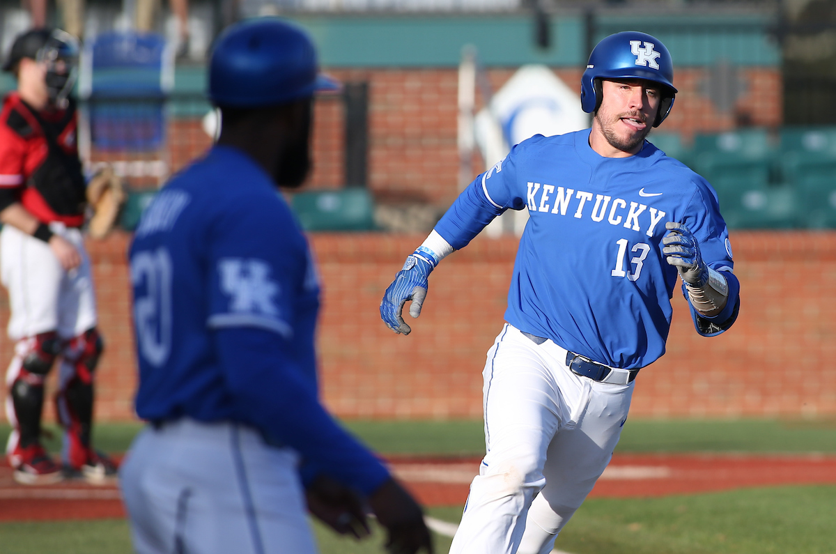 Kole Cottam

The University of Kentucky baseball team defeats Western Kentucky University 4-3 on Tuesday, February 27th, 2018 at Cliff Hagan Stadium in Lexington, Ky.


Photo By Barry Westerman | UK Athletics