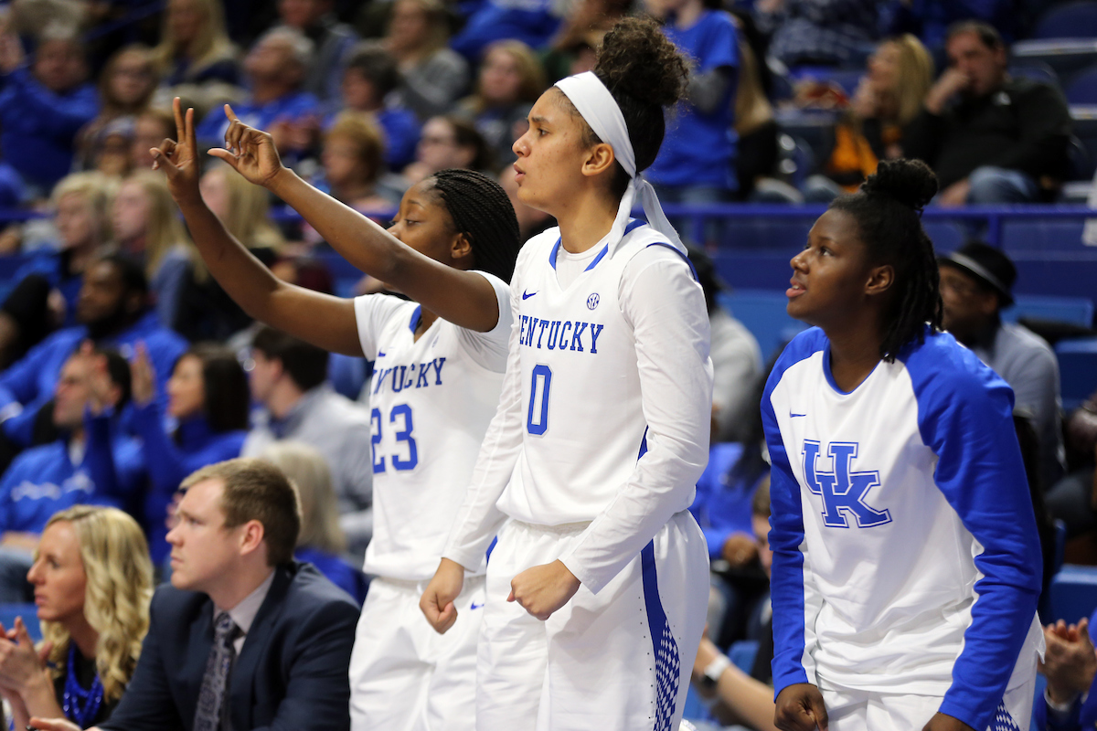 The University of Kentucky women's basketball team falls to Tennessee on Sunday, December 31, 2017 at Rupp Arena. 

Photo by Britney Howard | UK Athletics