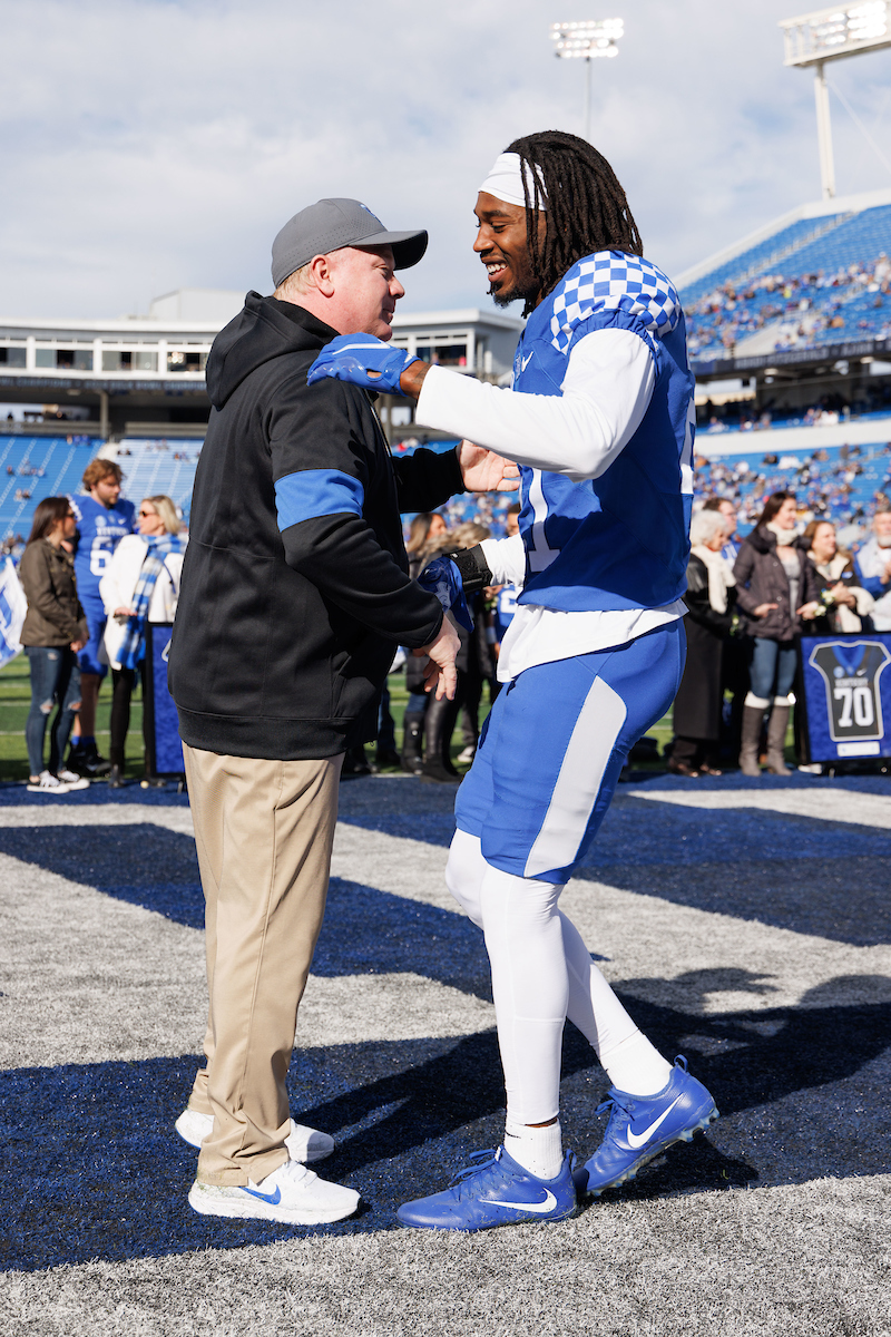Quandre Mosely.

Kentucky beat New Mexico State 56-16.

Photo by Elliott Hess | UK Athletics