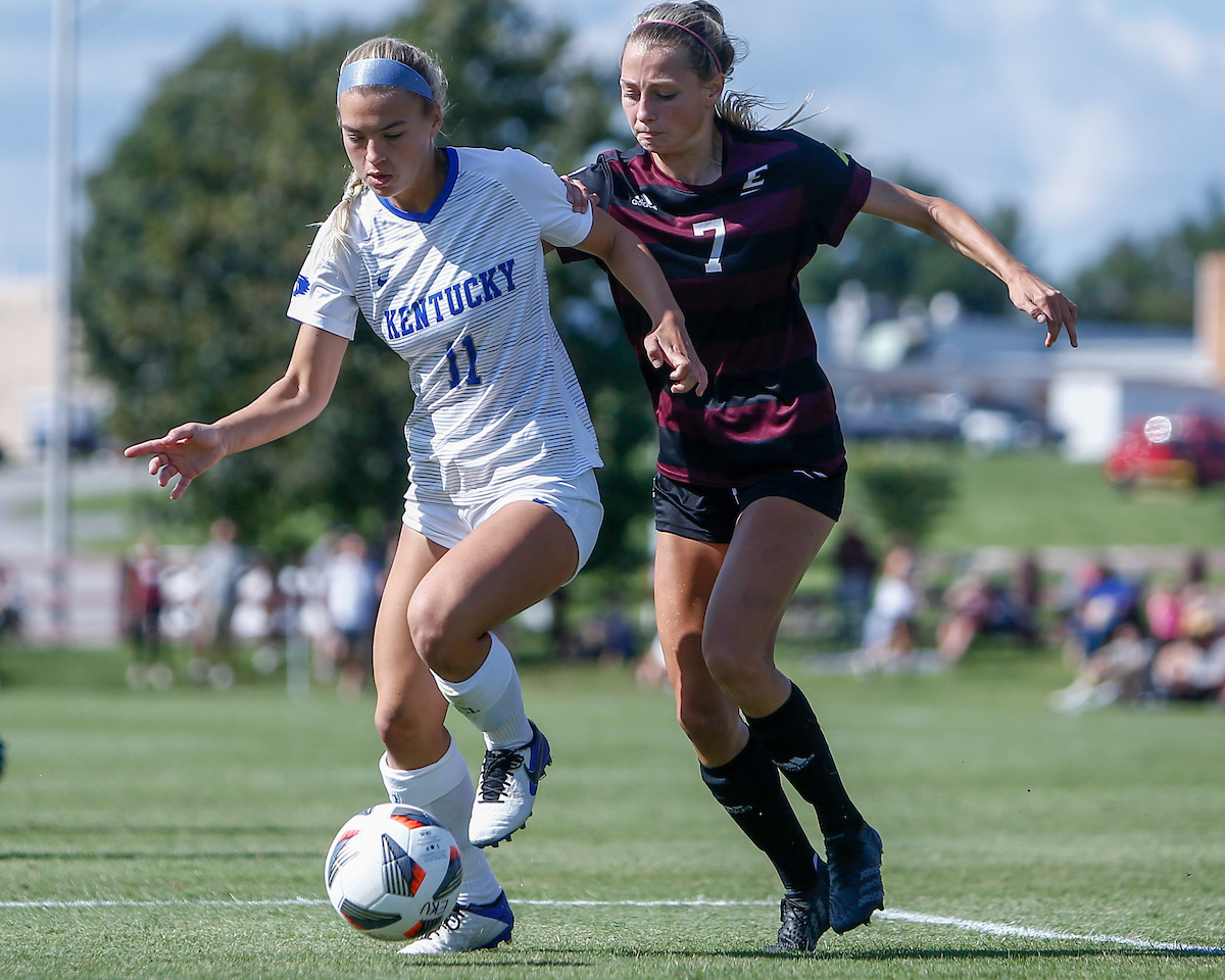 Julia Grosso.

Kentucky beats Eastern Kentucky University 6 - 0.

Photo by Sarah Caputi | UK Athletics