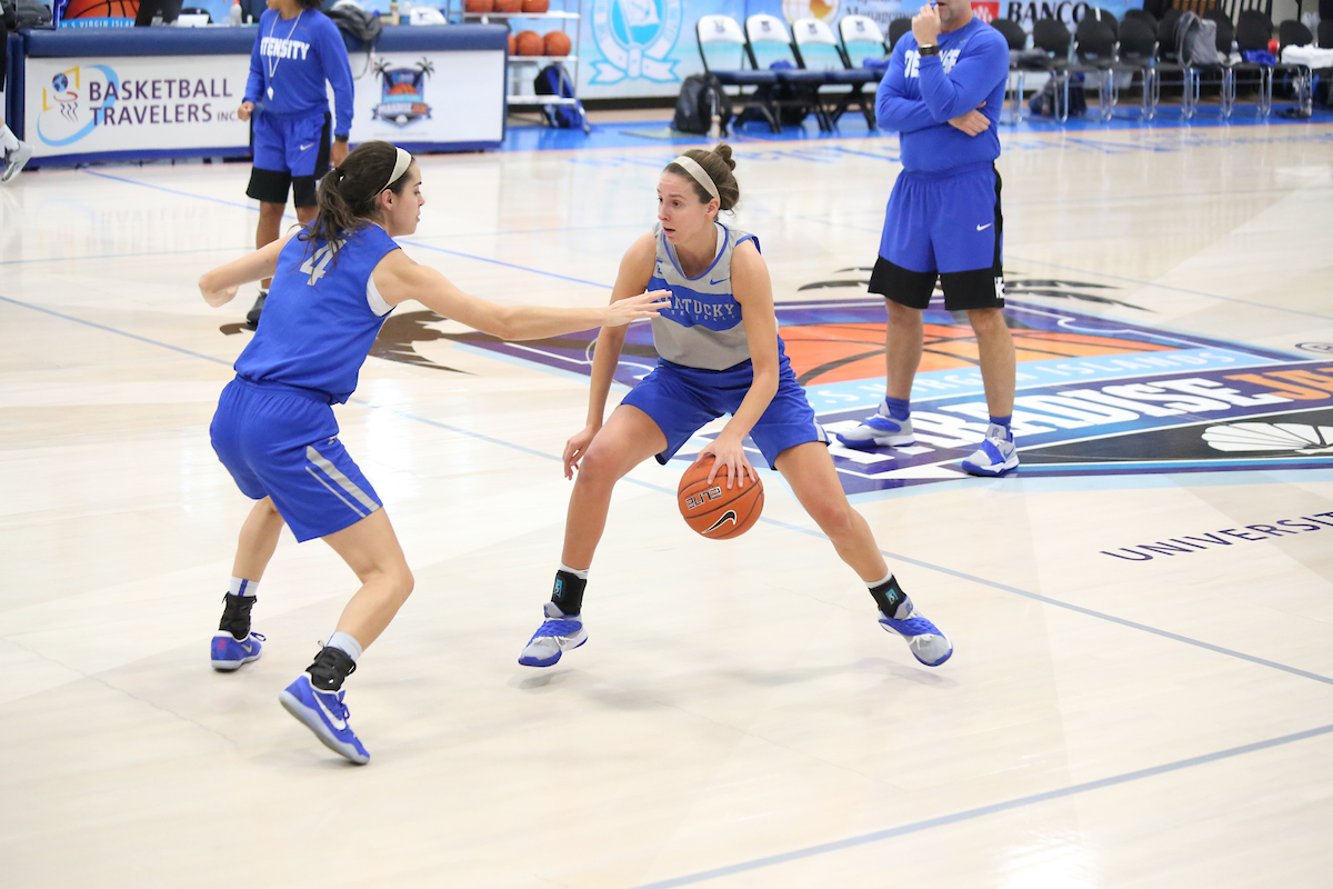 Practice One

The women's basketball team travels to Saint Thomas to compete in the 2018 Paradise Jam Tournament from November 22nd-24th at the University of the Virgin Islands.

Photos by Noah J. Richter | UK Athletics