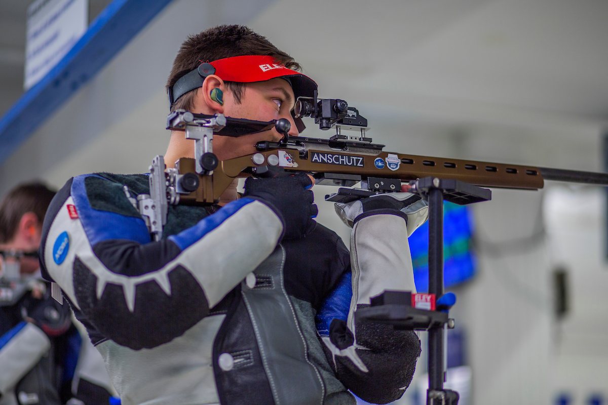 Richard Clark. 

Kentucky Rifle vs the Navy. 

Photo by Grant Lee | UK Athletics