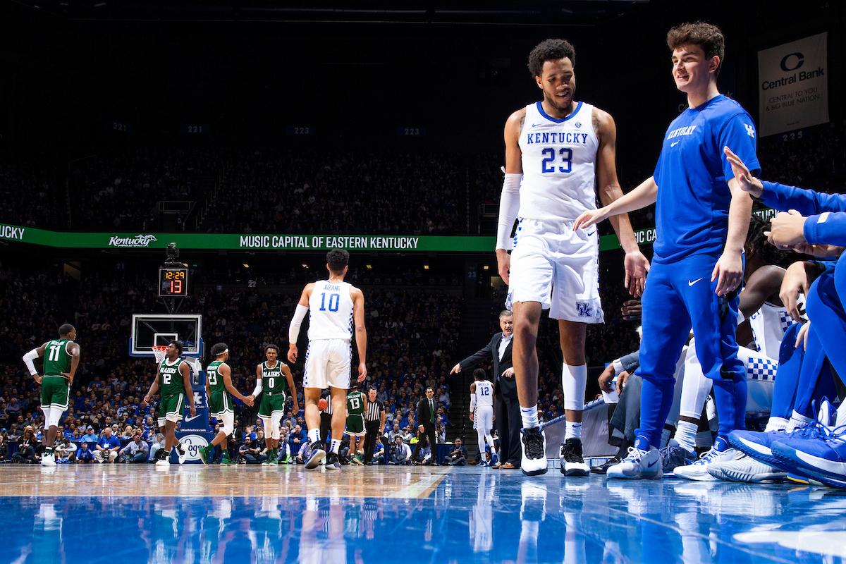 EJ Montgomery. Riley Welch.

Kentucky beat UAB 69-58.

Photo by Chet White | UK Athletics
