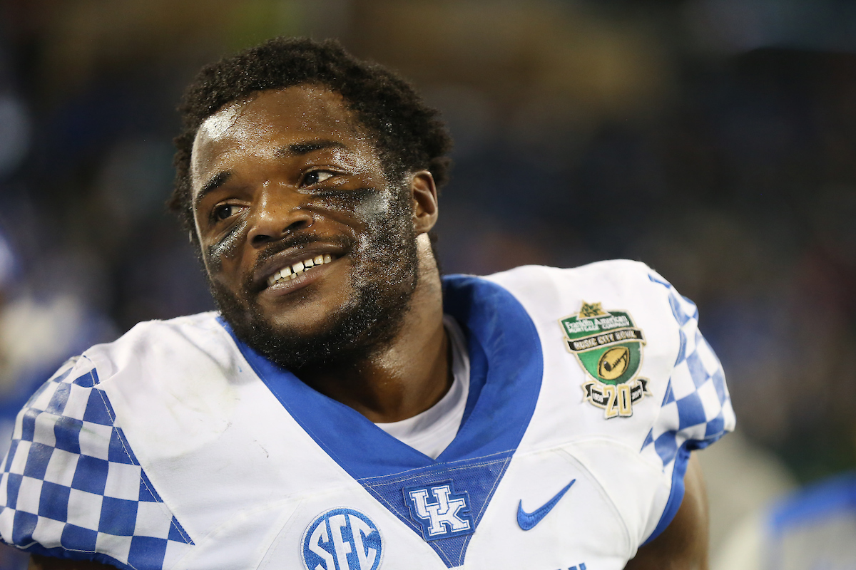 The University of Kentucky football team falls to Northwestern 23-24 in the Music City Bowl on Friday, December 29, 2017, at Nissan Field in Nashville, Tn.

Photo by Chet White | UK Athletics