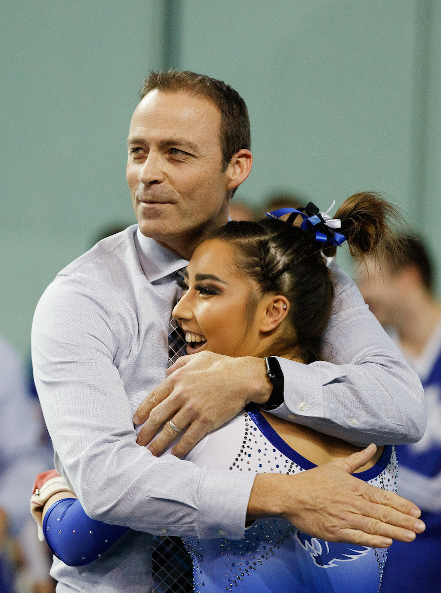 ALAINA KWAN.


The University of Kentucky gymnastics team beats LSU, 197.150 - 196.025.

Photo by Elliott Hess | UK Athletics